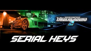 Need For Speed Underground2 Serial Keys