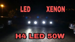 ? HLXG 2Pcs H4 Led Auto Car Headlight 50W 8000LM 6000K part 2