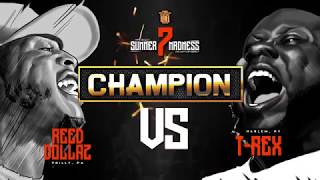 REED DOLLAZ VS T REX FACEOFF - CHAMPION