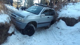 Девушка на Pajero зарубилась с мужиками на соревнованиях! Нива, Cherokee, Escudo, Mini. E-Light. Ч.1