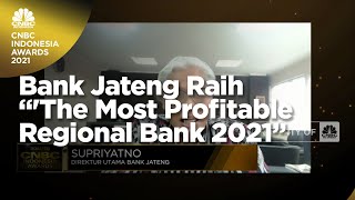 Bank Jateng Raih “'The Most Profitable Regional Bank 2021"