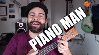 Piano Man - Billy Joel - Ukulele Tutorial with play-along
