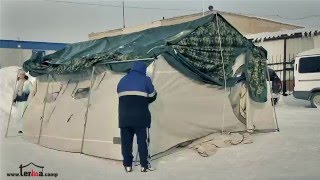 Армейская палатка Терма 2М-45. Обзор и сборка. www.TERMA.camp
