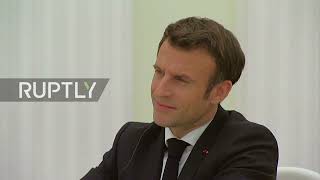 Russia: Putin and Macron begin talks at Kremlin