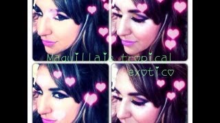 MAQUILLAJE EXOTICO (SOMBRAS) TROPICAL