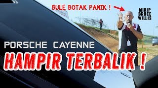 Hampir menghancurkan Porsche Cayenne Baru