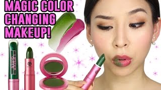 Magic Makeup That Changes Color! || TINA TRIES IT