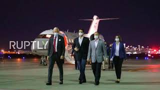 Canada: Trudeau welcomes citizens freed by China at Calgary airport *STILLS*
