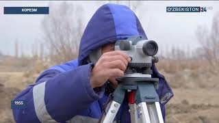 Строительство гидротехнических сооружений в Хорезме