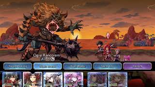 Another Eden - Ogre Rancorem boss fight