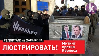 "Свободовцы" в Харькове пришли люстрировать Кернеса и Шария