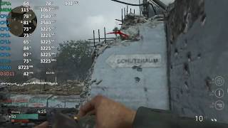 AMD Ryzen 5 3550H Vega 8 - Call of Duty: WWII - Gameplay BenchmarkTest (New Bios)