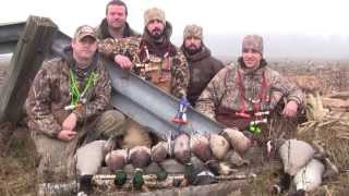 "Mallards in the Mist" - Mallard Field Hunting