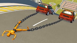 BeamNG Drive JUMP CRASH STUNTS #1 - CrashSym