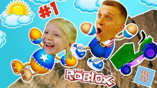 ЧЕЛОВЕК АНТИСТРЕСС в ROBLOX #1 Против ГЛУБОКИХ ЯМ или игра Как Kick the Buddy Милана и папа FFGTV