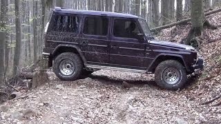 Mercedes Benz G класс в горах  Трофи!