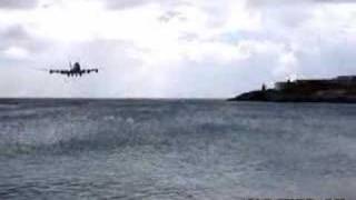 Plane Landing  Too Close to  Beach