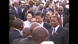 China's President Xi arrives in Tanzania