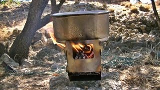 BushBox Test походной печки