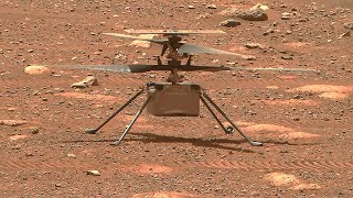 КосмоСториз: НАСА опубликовало видео с вращением лопастей вертолета "Ingenuity"