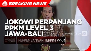 Jokowi Perpanjang PPKM Level 3 Jabodetabek Hingga 6 September