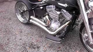 Amazing Harley Davidson sound,  Harley Davidson Softail Custom Soundcheck 2 BSL