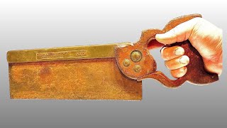 Vintage Tyzack Tenon Saw Restoration
