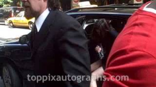 Alexis Bledel - Ignores Fans at MTV Studios in NYC