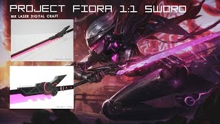 [Project Fiora Weapons] from LOL By Mr Laser Digital Craft