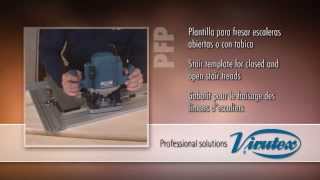 Шаблон Virutex PFP для фрезерования тетивы лестниц