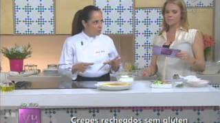 Crepes recheados sem glúten