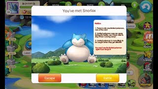 how to catch 1 poke ball in [Snorlax] in magical menagerie