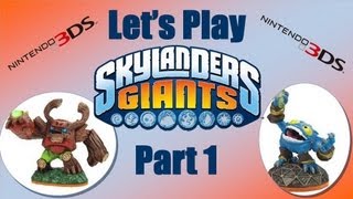 Skylanders Giants - Nintendo 3DS Lets Play Part 1 A Daring Rescue + Tree Rex & Pop Fizz