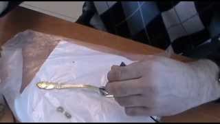 Russian gold.Antiquated method of gilding.Этот дедовский метод золочения намеренно скрывали !!!