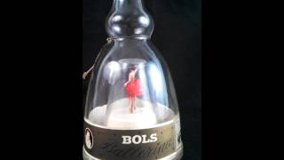 Bols Ballerina Bottle Music Box Playing "Le bleu Danube".