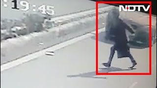 CCTV Shows 50-Year-Old Flung In Air In BMW Hit-And-Run By Delhi Student