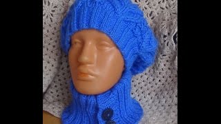 Съемный воротник спицами. Knitted detachable collar