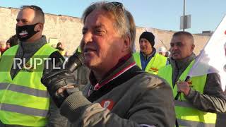 Luxembourg: Polish miners travel over 800km to protest European Court of Justice