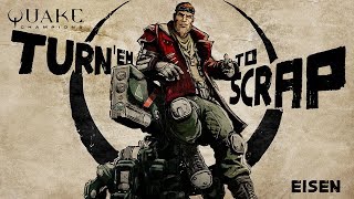 Новый персонаж Eisen в игре Quake Champions!