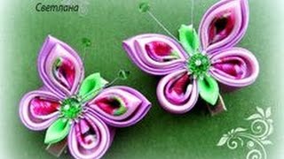 КАНЗАШИ - Резинки для Волос - 2019 / Kanzashi - scrunchy