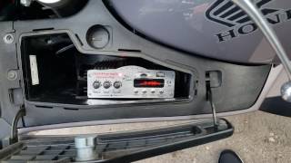 Honda ST 1300 Pan European stereo fited