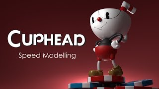 Cuphead | Speed Modelling Timelapse (Blender) | Bunker Maker