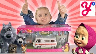 ВОЛКИ И МАШИНА СКОРОЙ ПОМОЩИ МАША И МЕДВЕДЬ MASHA AND THE BEAR AMBULANCE SIMBA