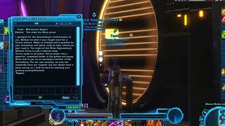 Traitor Among the Chiss -- DS Ending  Chiss bounty hunter -- Letter from Saganu