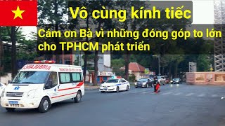 Hộ tống Linh Cữu PCT Nguyễn Thị Thu đi ngang Ủy Ban để về nơi an nghĩ cuối cùng