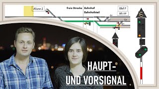Hauptsignal und Vorsignal, Bahntechnik und Bahnbetrieb
