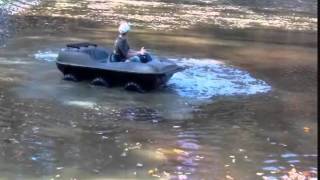 Hustler 950 6x6 First Water and Trail Test