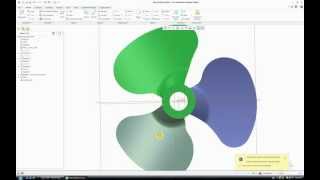 Fan Blade (How to) - Creo Parametric 2.0 / Pro Engineer