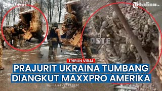 Prajurit Ukraina Beri Pertolongan Kepada Rekan yang Alami Luka Parah