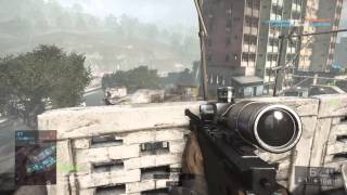 BF4 AMR2 50.CAL 500 kills mastery & L115 sniper rifle.